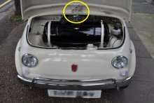 他の写真1: ボンネットステイ&スプリング（Fiat 500）