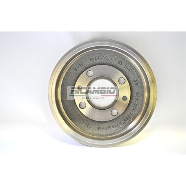 画像2: リアブレーキドラム(パンダ) (2)