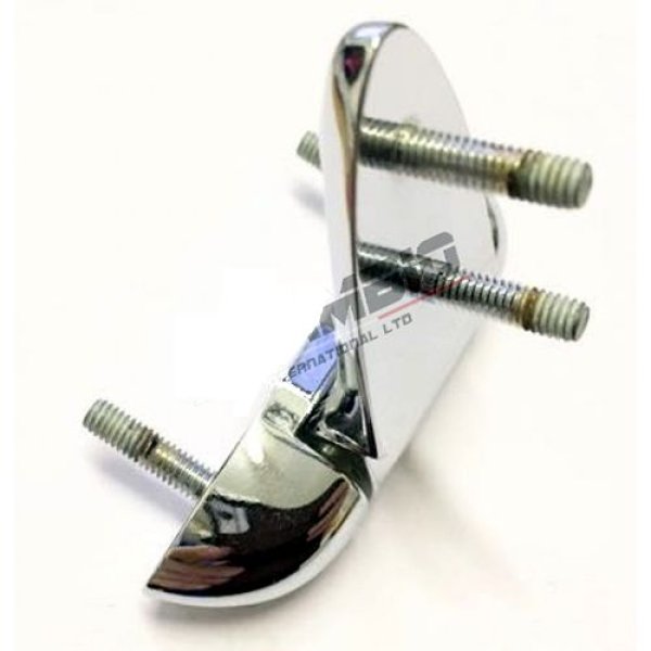 画像2: エンジンフード用ラッチ(クロム)(Fiat 500) (2)